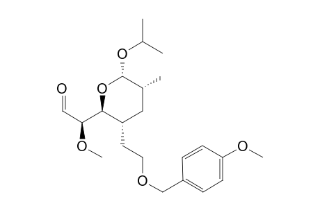 2(S)-{2(S)-Isopropyloxy-5(R)-[2-(4-methoxybenzyloxy)ethyl-3(R)-methyl-6(S)-tetrahydropyranyl}-2-methoxyethanal