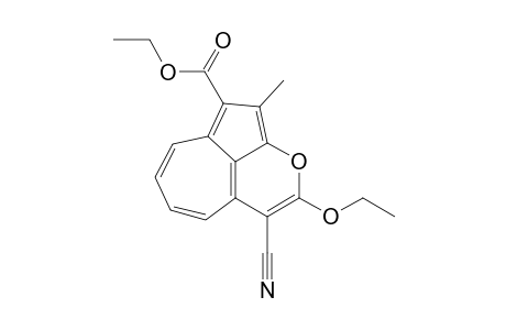 5-Cyano-4-ethoxy-1-ethoxycarbonyl-2-methylazuleno[1,8-b,c]pyran