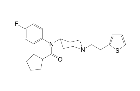 N-4-Fluorophenyl-N-(1-[2-(thiophen-2-yl)ethyl]piperidin-4-yl)cyclopentanecarboxamide