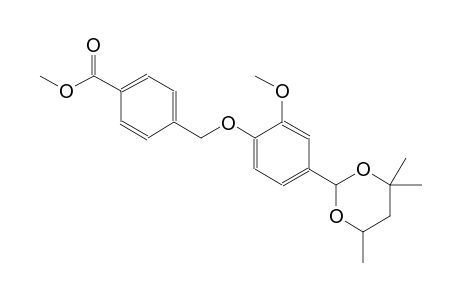 methyl 4-{[2-methoxy-4-(4,4,6-trimethyl-1,3-dioxan-2-yl)phenoxy]methyl}benzoate