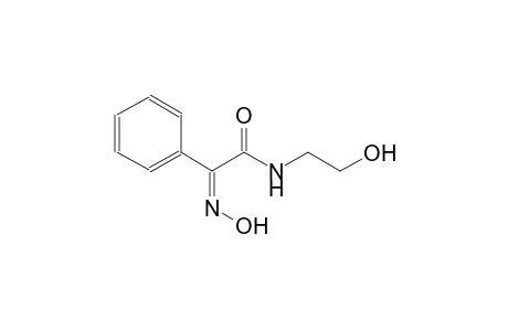 (2Z)-N-(2-hydroxyethyl)-2-(hydroxyimino)-2-phenylethanamide