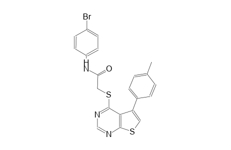 N-(4-bromophenyl)-2-{[5-(4-methylphenyl)thieno[2,3-d]pyrimidin-4-yl]sulfanyl}acetamide