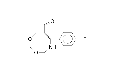 6-(4-FLUOROPHENYL)-7-FORMYL-2,4,5,8-TETRAHYDRO-1,3-DIOXA-5-AZOCINE