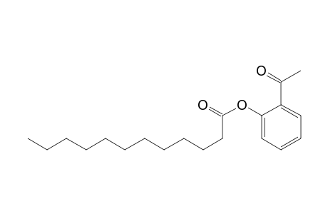 (2-acetylphenyl) dodecanoate