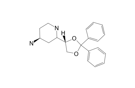 (+/-)-(2RS,4RS)-2-[(4RS)-2,2-DIPHENYL-1,3-DIOXOLAN-4-YL]-PIPERIDIN-4-AMINE