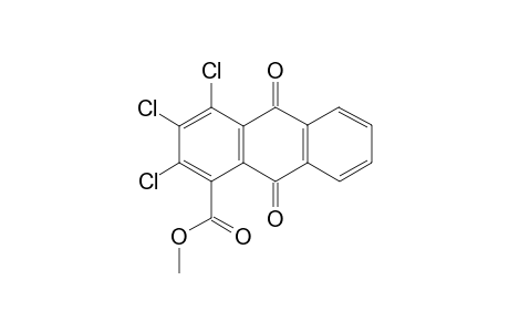 2,3,4-Trichloro-9,10-dioxo-9,10-dihydroanthracene-1-carboxylic acid methyl ester