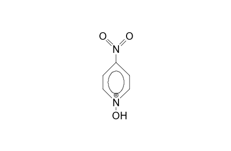 1-Hydroxy-4-nitro-pyridinium cation