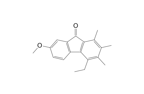 4-Ethyl-7-methoxy-1,2,3-trimethyl-9H-fluoren-9-one