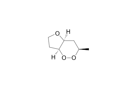 (+-)-(3R,4aS,7aS)-3-Methyl-hexahydro-furo[3,2-c][1,2]dioxine