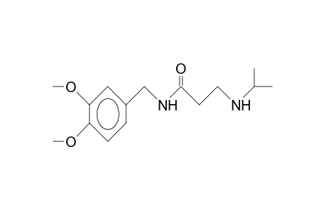 3-Isopropylamino-N-(3,4-dimethoxy-benzyl)-propionamide