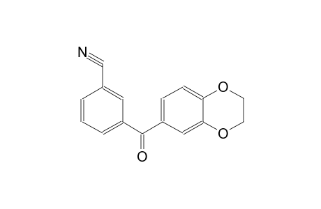 benzonitrile, 3-[(2,3-dihydro-1,4-benzodioxin-6-yl)carbonyl]-