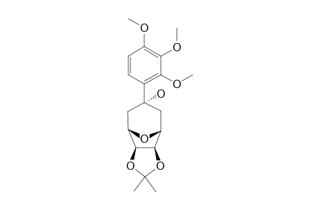 EXO-6,EXO-7-ISOPROPYLIDENEDIOXY-3-(2,3,4-TRIMETHOXYPHENYL)-8-OXABICYCLO-[3.2.1]-OCTAN-ENDO-3-OL