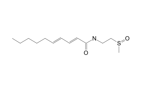 (2E,4E)-N-[2-(Methylsulfinyl)ethyl]-2,4-decadienamide