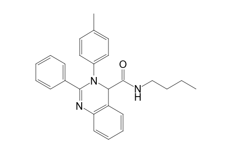 N-Butyl-2-phenyl-3-p-tolyl-3,4-dihydro quinazoline-4-carboxamide