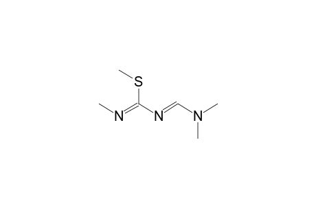 4-Dimethylamino-2-methylsulfanyl-1-methyl-1,3-diazabuta-1.3-diene