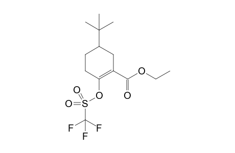 Ethyl 5-(tert-butyl)-2-[(trifluoromethyl)sulfonyloxy]-1-cyclohexene-1-carboxylate