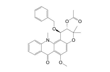 (+/-)-TRANS-2-ACETOXY-1-BENZYLOXY-1,2-DIHYDROACRONYCINE