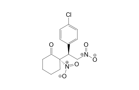 (S)-2-[(S)-1-(4-Chlorophenyl)-2-nitroethyl]-2-nitrocyclohexanone