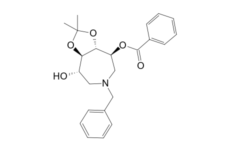 N-Benzyl-3-O-benzoyl-4,5-O-(isopropylidene)piperidine-6-ol
