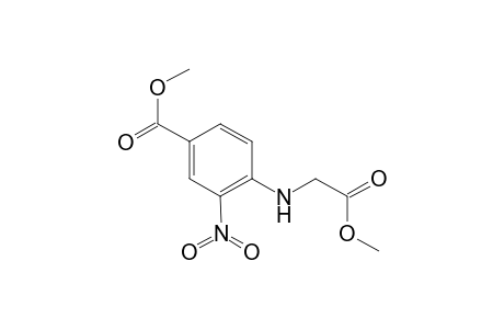 Benzoic acid, 4-[(2-methoxy-2-oxoethyl)amino]-3-nitro-, methyl ester