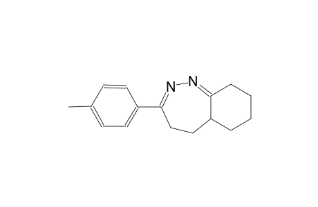 3-(4-methylphenyl)-5,5a,6,7,8,9-hexahydro-4H-1,2-benzodiazepine