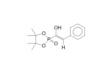 (E)-4,4,5,5-TETRAMETHYL-2-OXO-2-(1-HYDROXY-2-PHENYLVINYL)-1,3,2-DIOXAPHOSPHOLANE