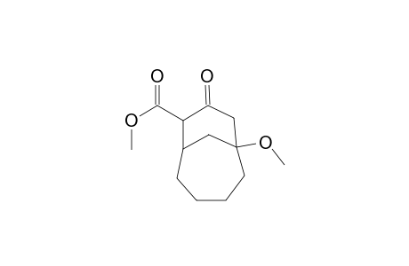 Methyl ester of 1-methoxy-8-oxobicyclo[4.3.1]decane-7-carboxylic acid