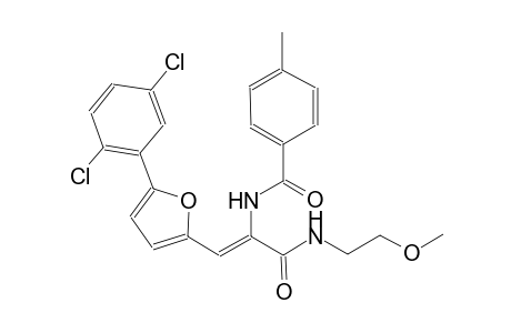 N-((Z)-2-[5-(2,5-dichlorophenyl)-2-furyl]-1-{[(2-methoxyethyl)amino]carbonyl}ethenyl)-4-methylbenzamide