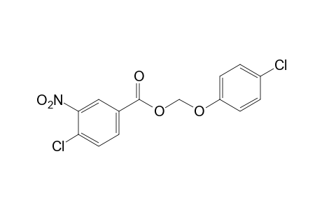 4-chloro-3-nitrobenzoic acid, (p-chlorophenoxy)methyl ester