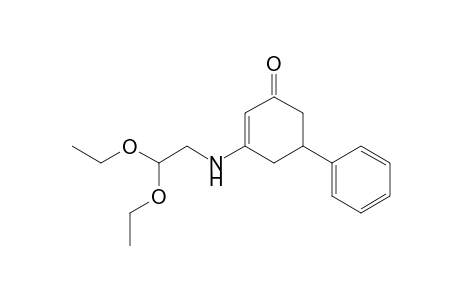 3-[(2,2-diethoxyethyl)amino]-5-phenylcyclohex-2-en-1-one