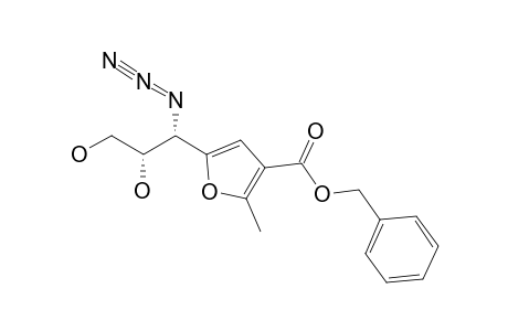 BENZYL-5-(1-AZIDO-1-DEOXY-D-THREO-1,2,3-TRIHYDROXYPROP-1-YL)-2-METHYLFURAN-3-CARBOXYLATE