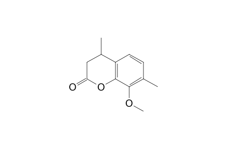 8-Methoxy-4,7-dimethyl-2-chromanone