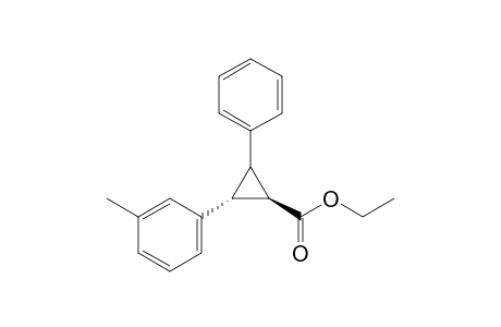 Ethyl (trans)-2-(3'-methylphenyl)-3-phenylcyclopropane-1-carboxylate