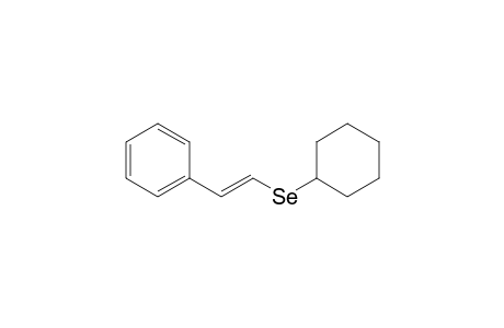 (E)-Cyclohexyl(styryl)selane
