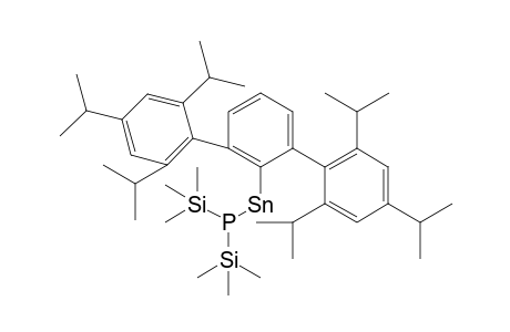 [2,6-bis(2,4,6-triisopropylphenyl)phenyl]-bis(trimethylsilyl)phosphanyl-tin