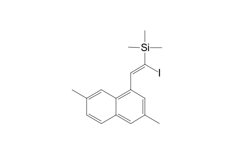 (Z)-1-(2-Iodo-2-trimethylsilylethenyl)-3,7-dimethylnaphthalene