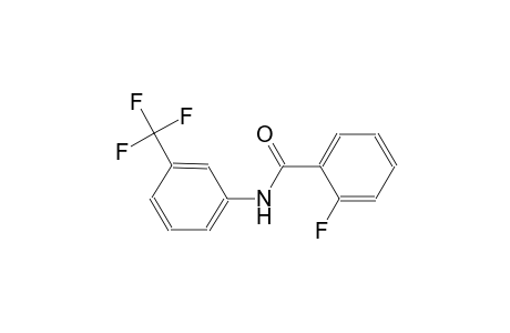 benzamide, 2-fluoro-N-[3-(trifluoromethyl)phenyl]-