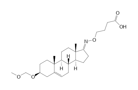 3.beta.-[(Methoxy)methoxy]androst-5-en-17-one - O-[3'-(hydroxycarbonyl)propyl]oxime