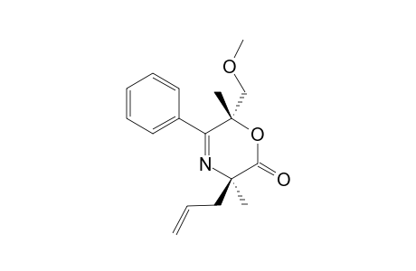 [(3R,6R)-3-Allyl-6-(methoxymethyl)-3,6-dimethyl-5-phenyl-3H-1,4-oxazin-2(6H)-one