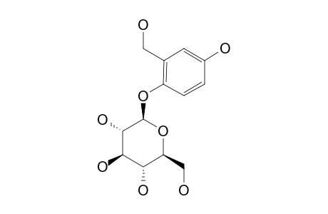 SALIREPIN;1-HYDROXYMETHYL-5-HYDROXYPHENYL-BETA-D-GLUCOPYRANOSIDE