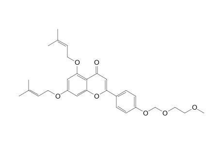 5,7-BIS-(3,3-DIMETHYLALLYL)-4'-METHOXYETHOXYMETHYLAPIGENIN