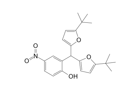 2-[Bis-(5-tert-butyl-furan-2-yl)-methyl]-4-nitro-phenol