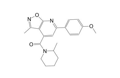 isoxazolo[5,4-b]pyridine, 6-(4-methoxyphenyl)-3-methyl-4-[(2-methyl-1-piperidinyl)carbonyl]-