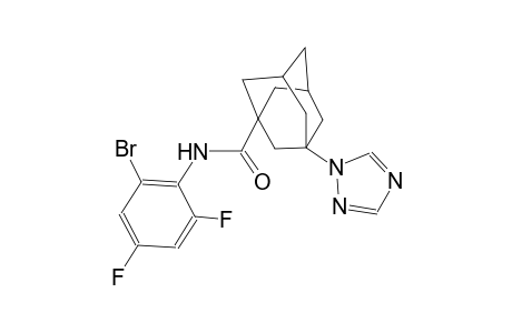 N-(2-bromo-4,6-difluorophenyl)-3-(1H-1,2,4-triazol-1-yl)-1-adamantanecarboxamide