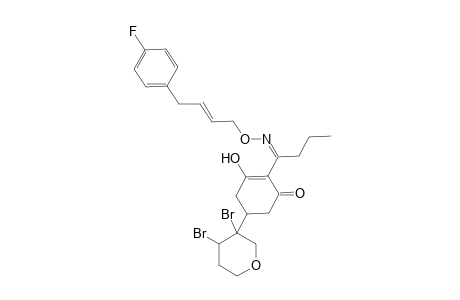 2-Cyclohexen-1-one, 5-(3,4-dibromotetrahydro-2H-pyran-3-yl)-2-[1-[[[4-(4-fluorophenyl)-2-butenyl]oxy]imino]butyl]-3-hydroxy-