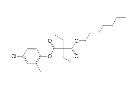 Diethylmalonic acid, 4-chloro-2-methylphenyl heptyl ester