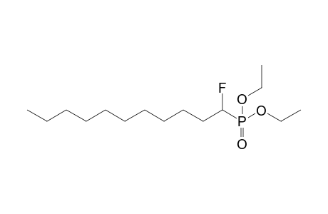 1-Diethoxyphosphoryl-1-fluoranyl-undecane