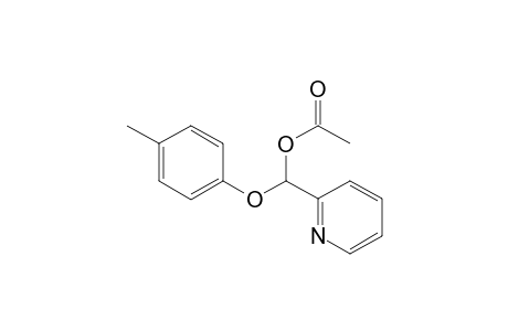 (4-Methylphenoxy)(pyridin-2-yl)methyl acetate