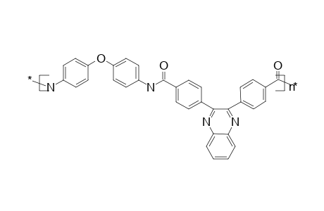 Poly(oxydianilinobenzoylquinoxalinediylbenzoyl)