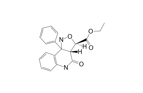 3-ETHOXYCARBONYL-9A-PHENYL-1,3,3A,4,5,9B-HEXAHYDROISOXAZOLO-[4,3-C]-QUINOLIN-2-ONE